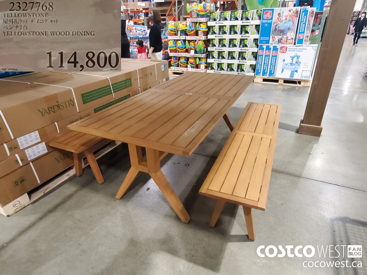 2327768 YELLOWSTONE WOOD DINING $114800.00