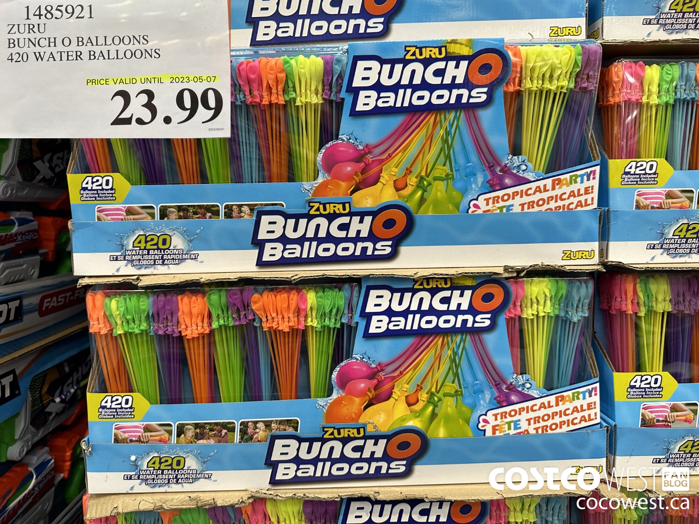 1485921 ZURU BUNCH O BALLOONS 420 WATER BALLOONS (EXPIRES ON 2023-05-07) $23.99