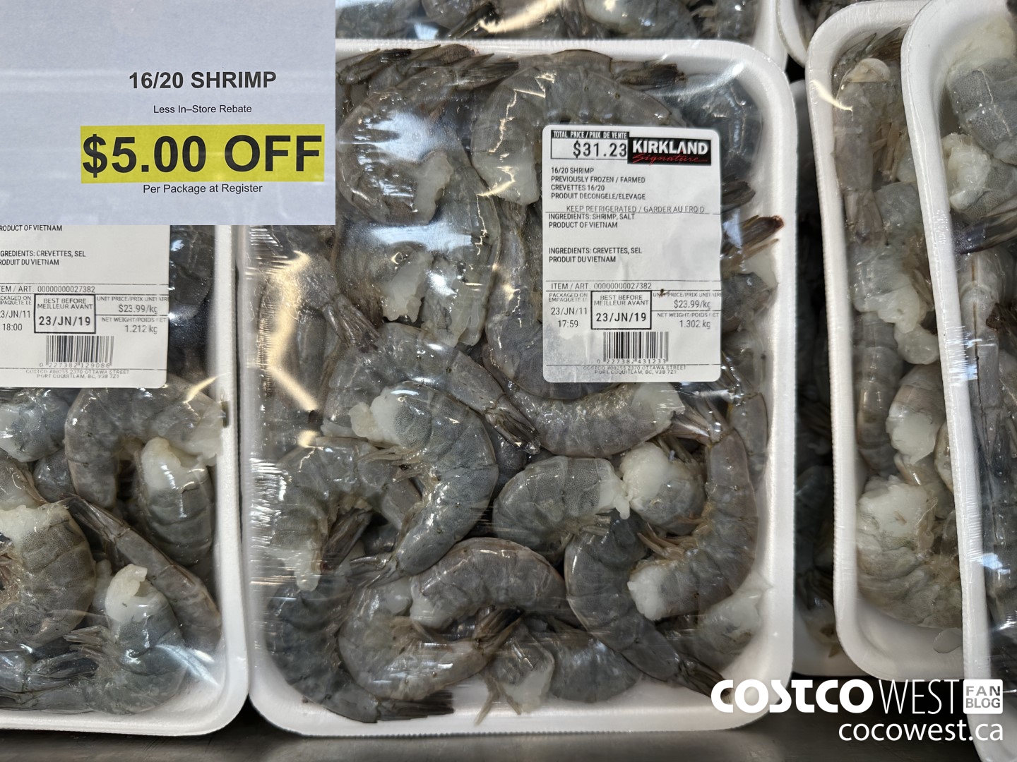 27363 16/20 SHRIMP ($5.00 INSTANT SAVINGS)