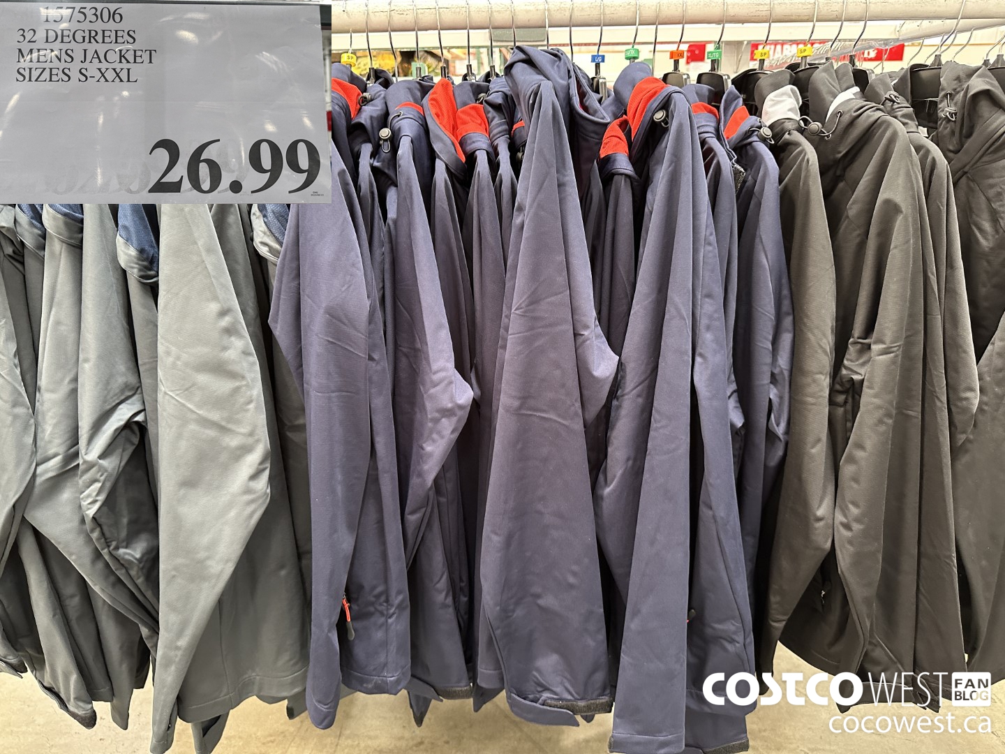 1575306 32 DEGREES MENS JACKET SIZES S-XXL $26.99