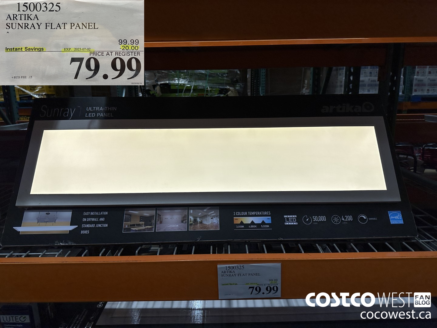 1500325 ARTIKA SUNRAY FLAT PANEL ($20.00 INSTANT SAVINGS EXPIRES ON 2023-07-02) $79.99