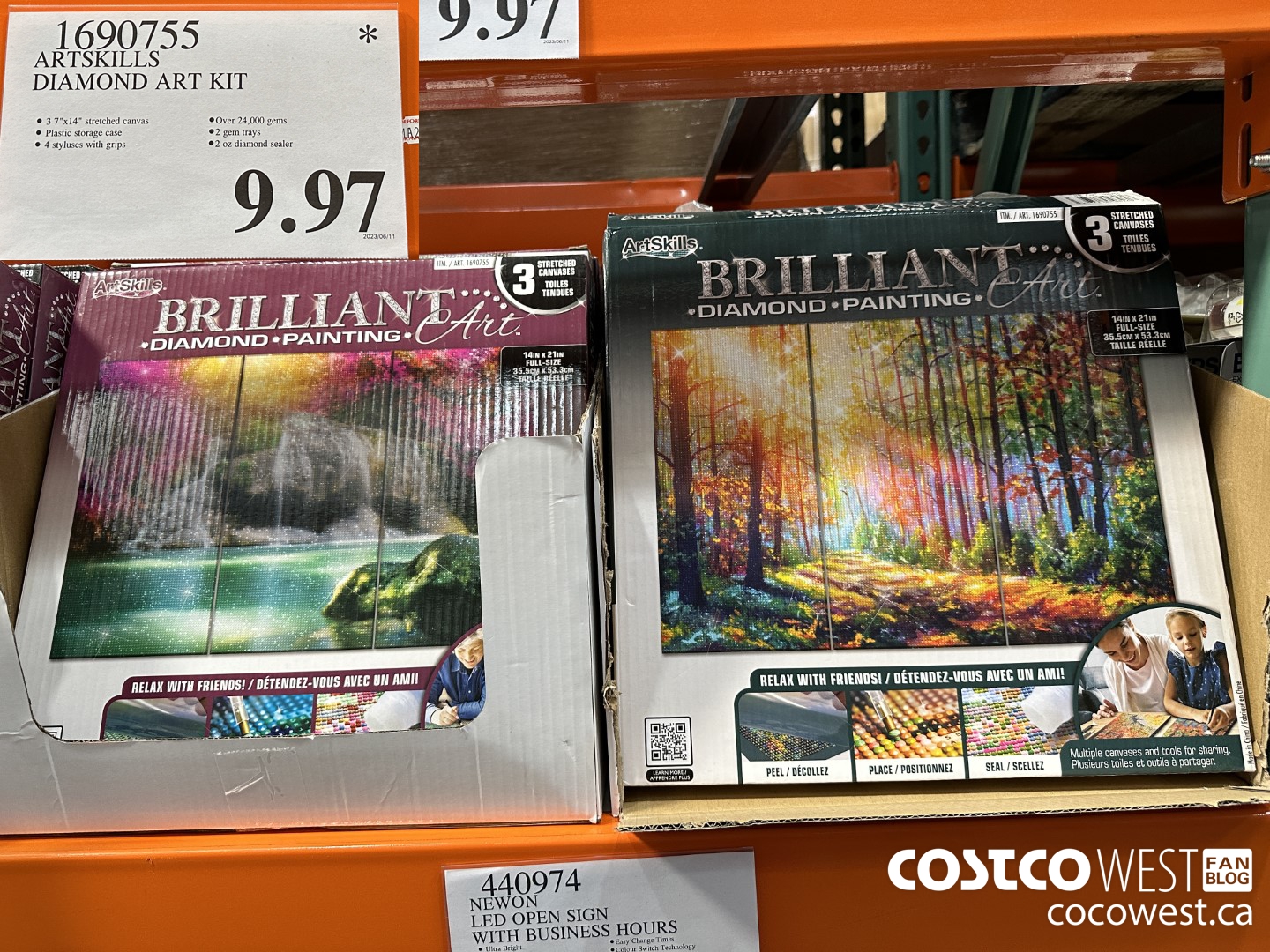 1690755 ARTSKILLS DIAMOND ART KIT $9.97