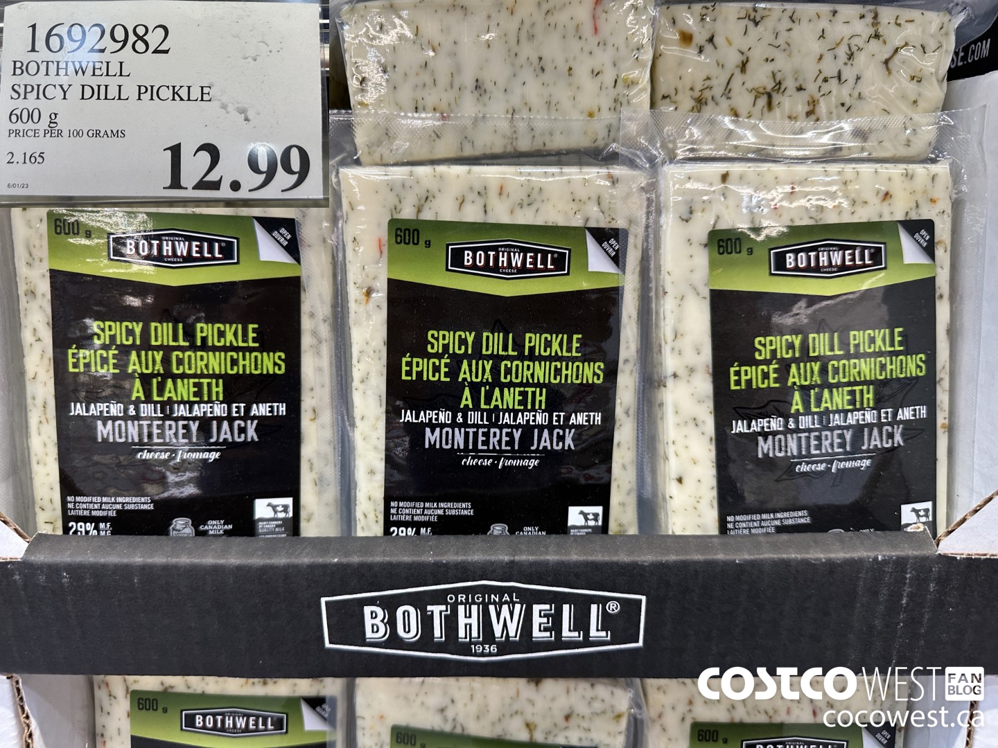 1692982 BOTHWELL SPICY DILL PICKLE 600 g  $12.99