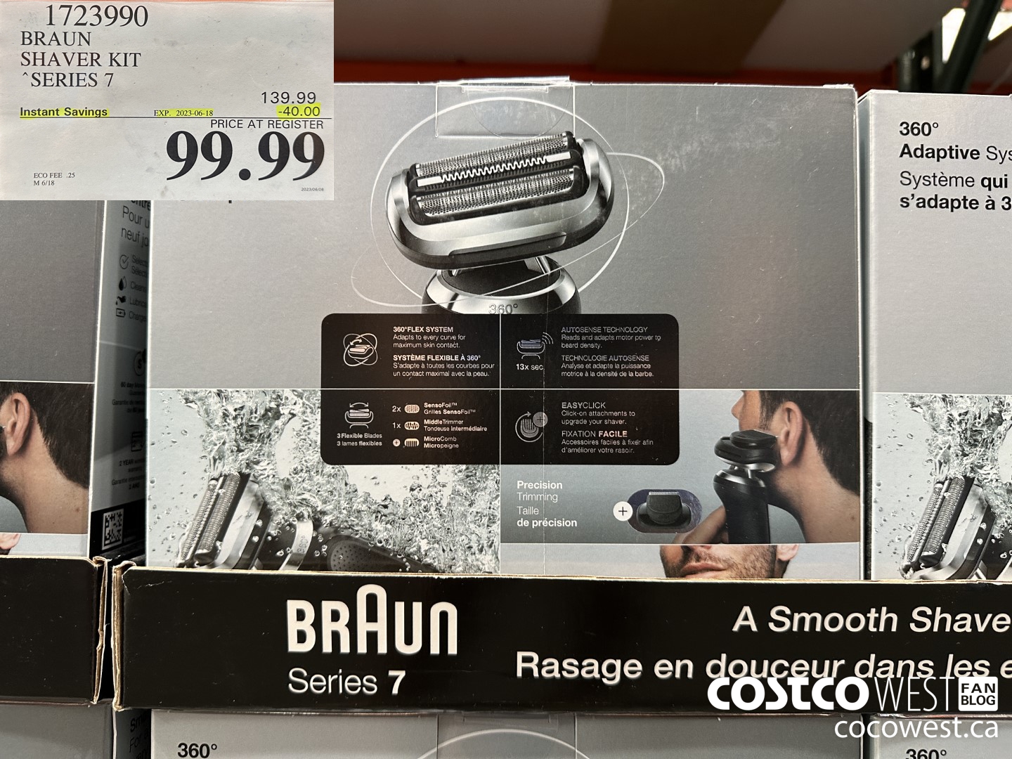 1723990 BRAUN SHAVER KIT SERIES 7 ($40.00 INSTANT SAVINGS EXPIRES ON 2023-06-18) $99.99