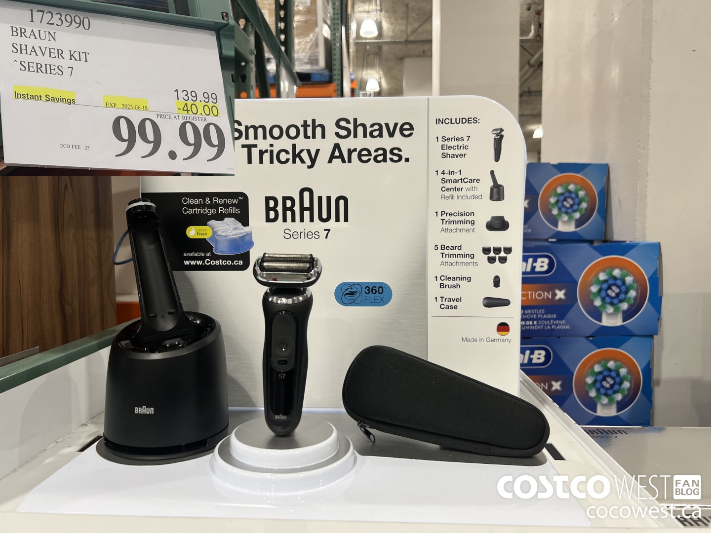 1723990 BRAUN SHAVER KIT SERIES 7 ($40.00 INSTANT SAVINGS EXPIRES ON 2023-06-18) $99.99