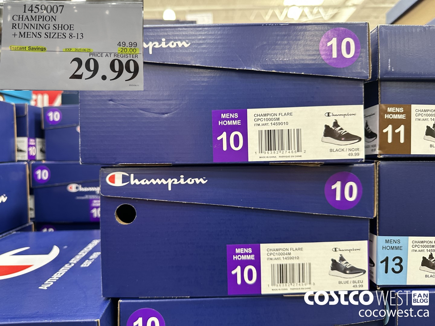 1459007 CHAMPION RUNNING SHOES MENS SIZES 7-13 ($20.00 INSTANT SAVINGS EXPIRES ON 2023-06-25) $29.99