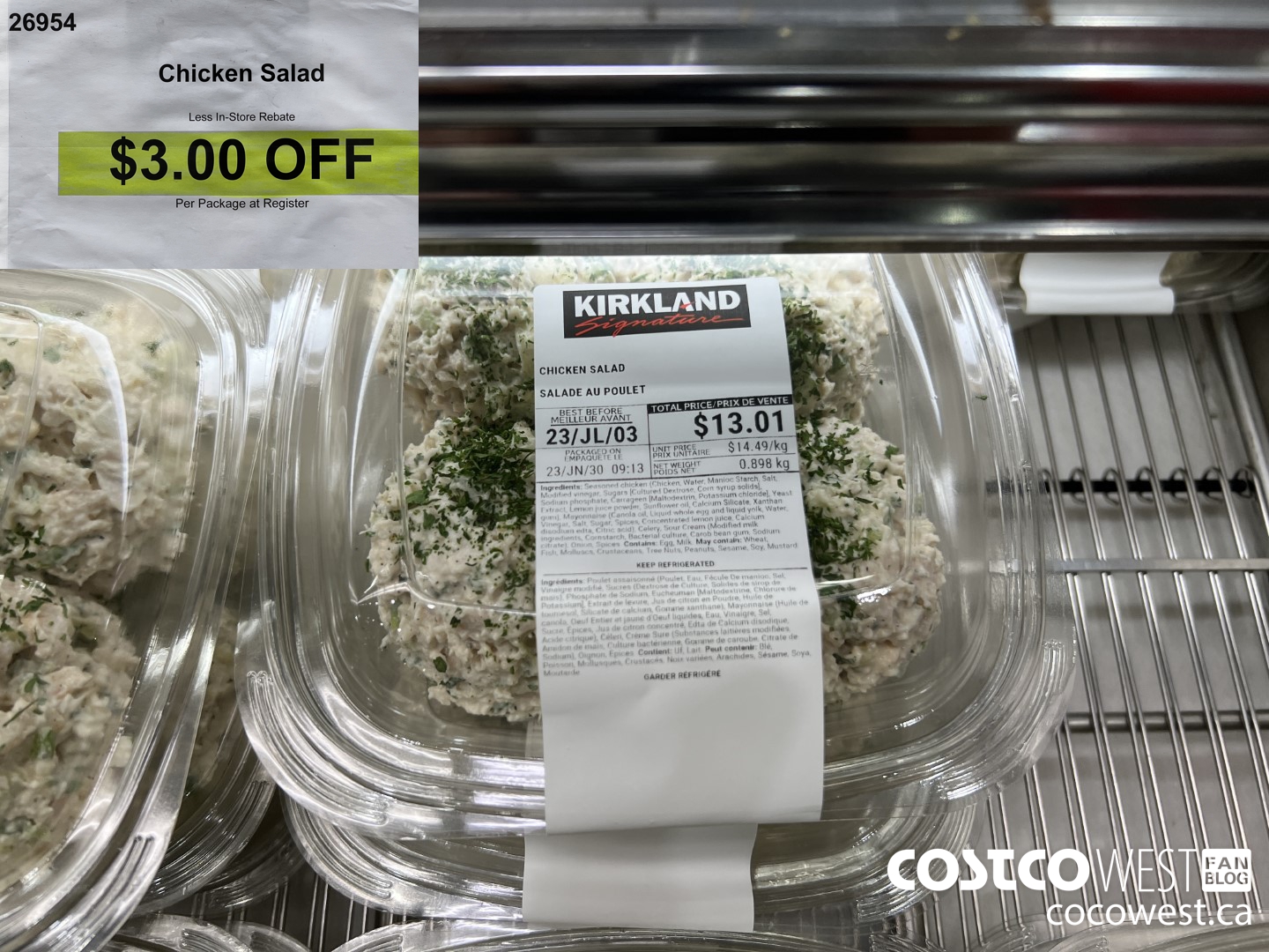 26954 CHICKEN SALAD ($3.00 INSTANT SAVINGS)