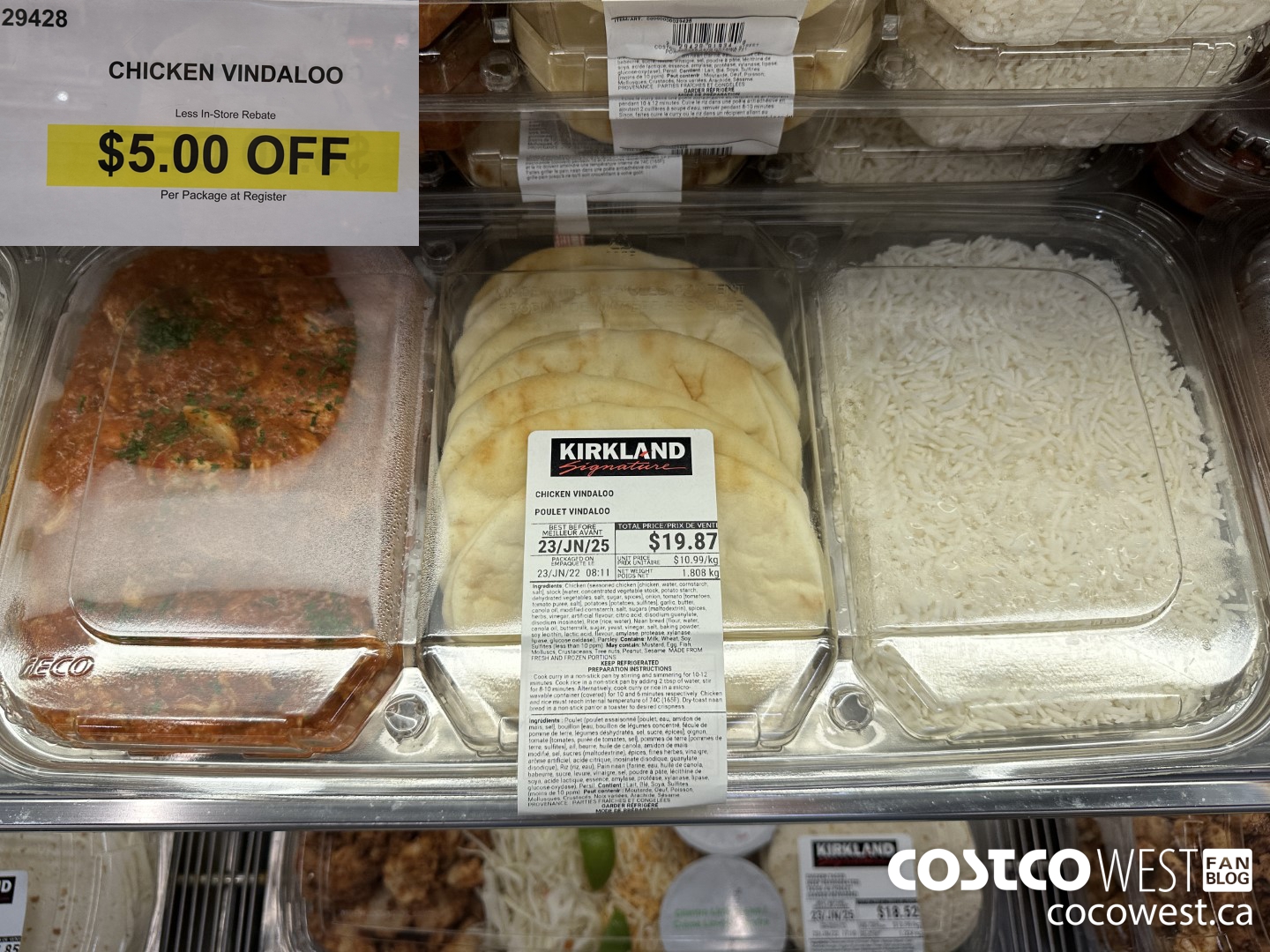 29428 CHICKEN VINDALOO ($5.00 INSTANT SAVINGS)