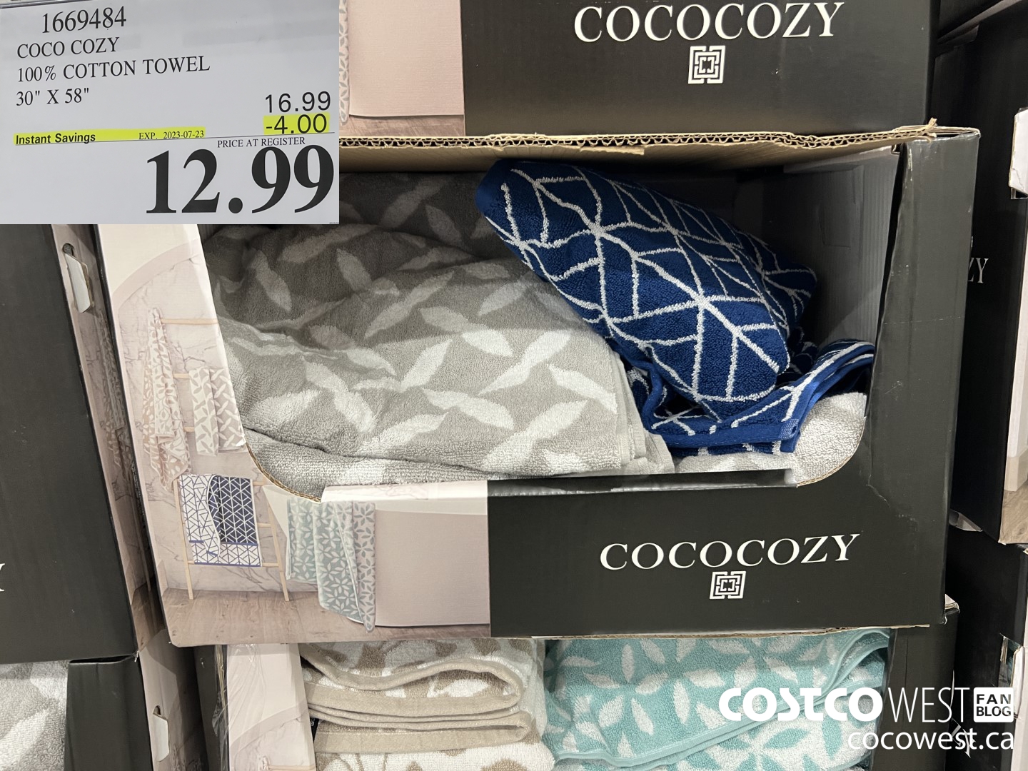 1669484 COCO COZY 100% COTTON TOWEL 30