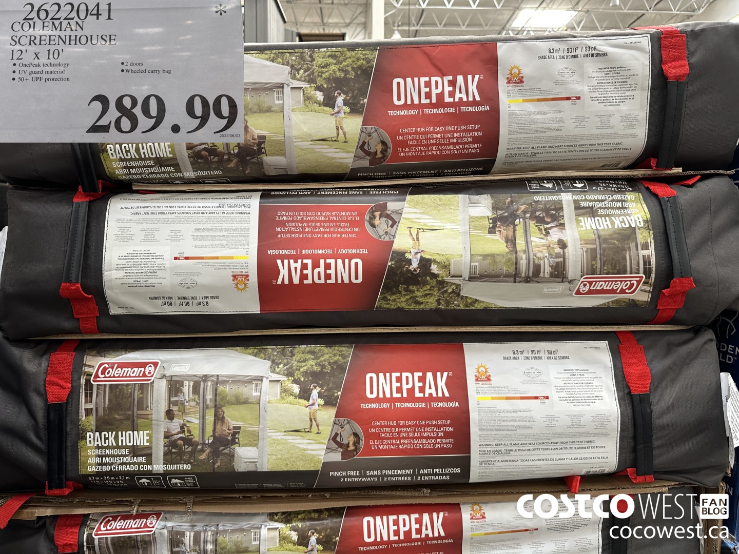 2622041 COLEMAN SCREENHOUSE 12' x 10' $289.99