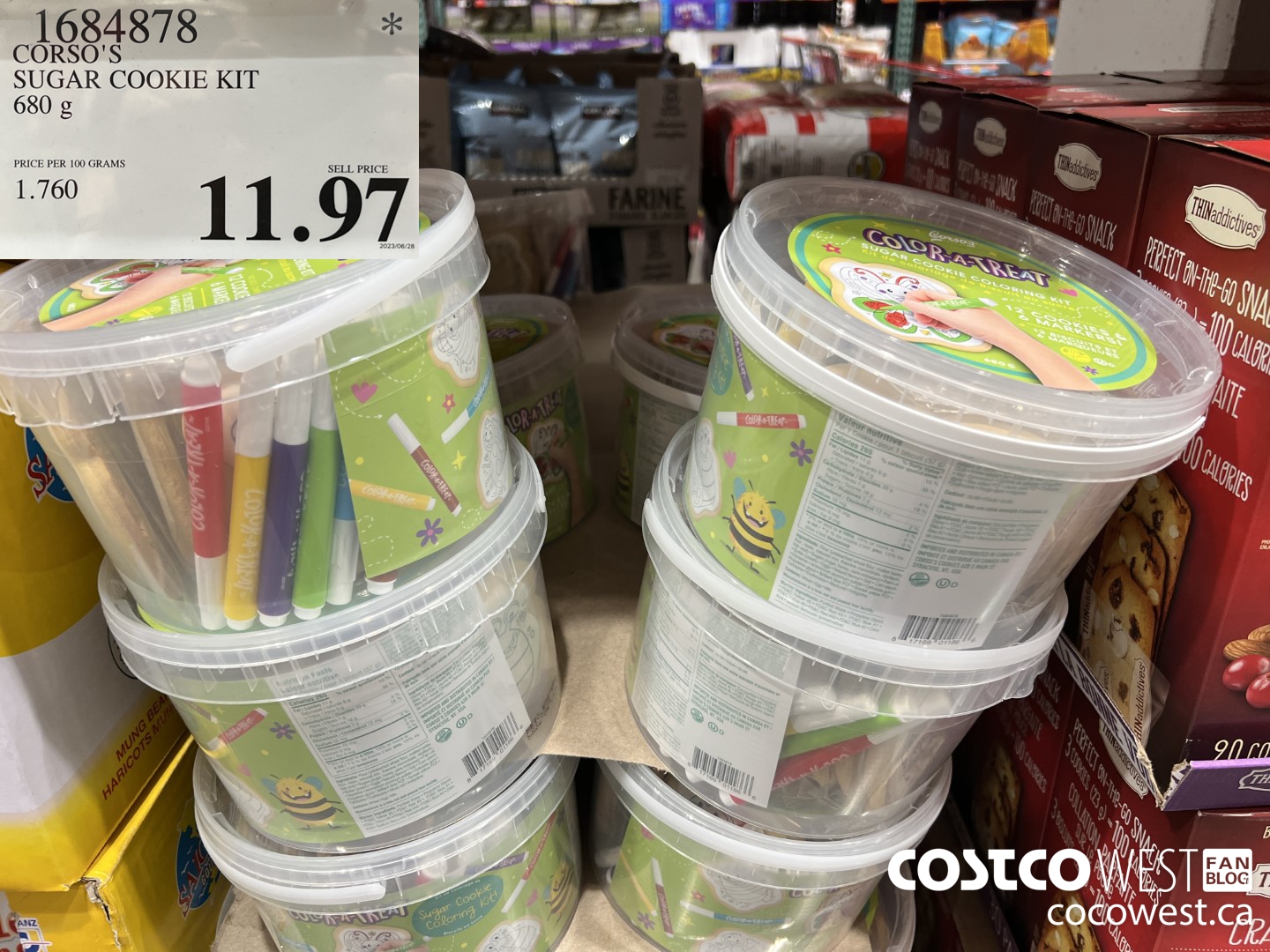 1684878 CORSO'S SUGAR COOKIE KIT 680 G $11.97