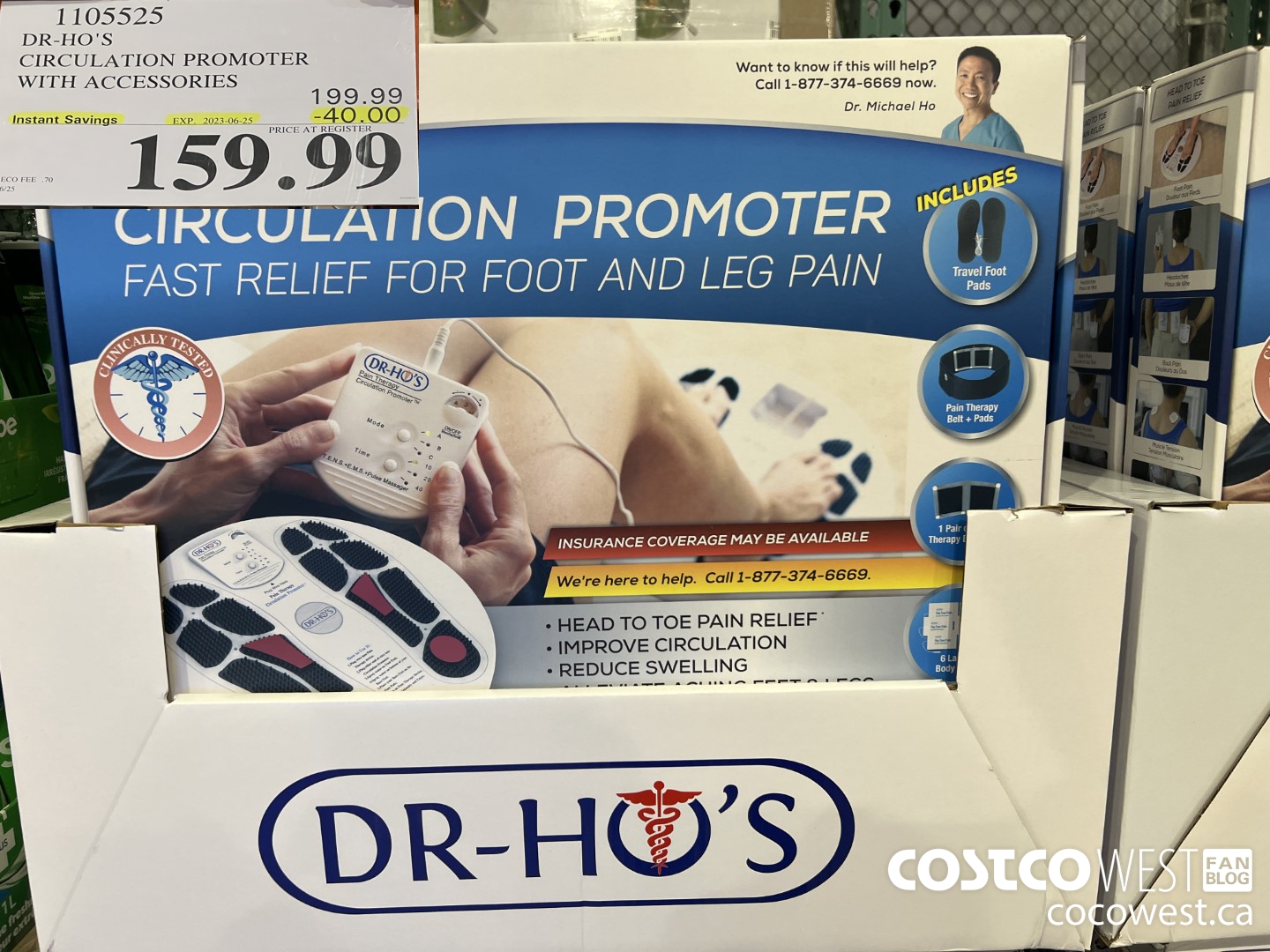1105525 DR-HO'S CIRCULATION PROMOTER WITH ACCESSORIES ($40.00 INSTANT SAVINGS EXPIRES ON 2023-06-25) $159.99