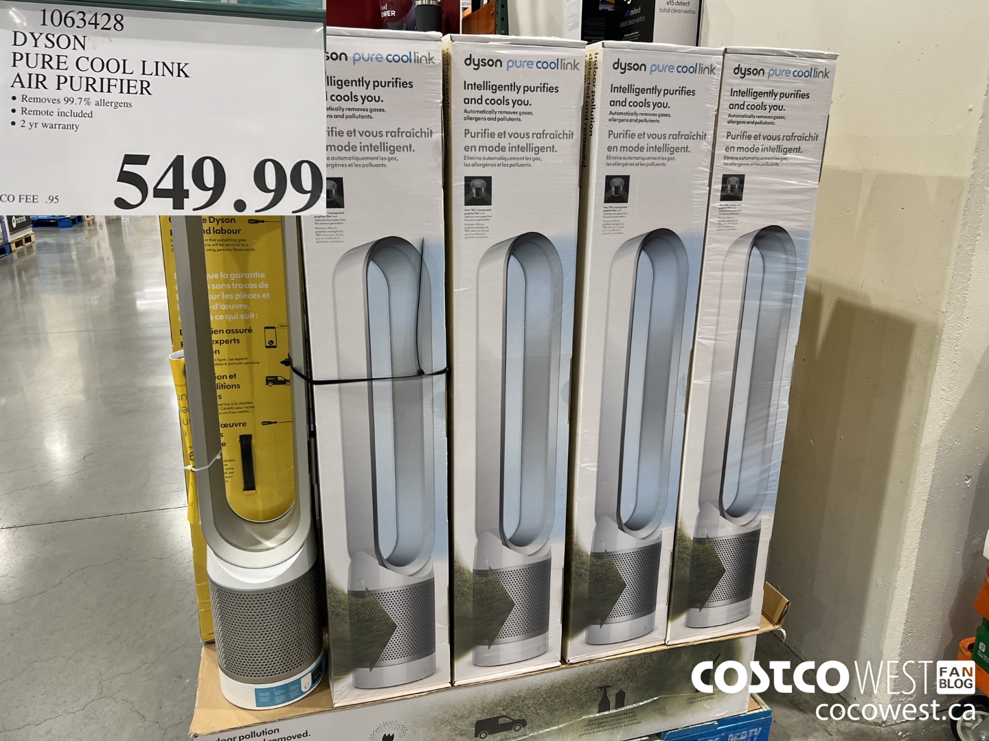 1063428 DYSON PURE COOL LINK AIR PURIFIER $549.99