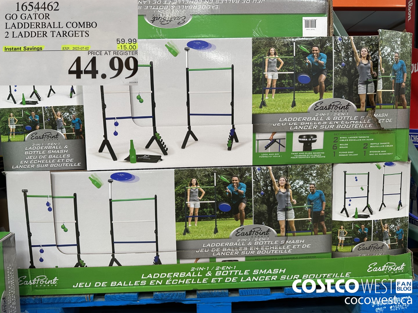 1654462 GO GATOR LADDERBALL COMBO 2 LADDER TARGETS ($15.00 INSTANT SAVINGS EXPIRES ON 2023-07-02) $44.99
