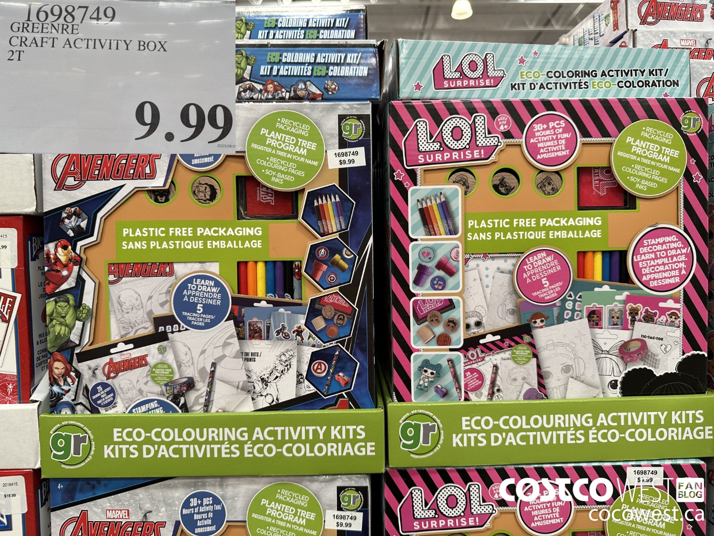 1698749 GREENRE CRAFT ACTIVITY BOX 2T  $9.99