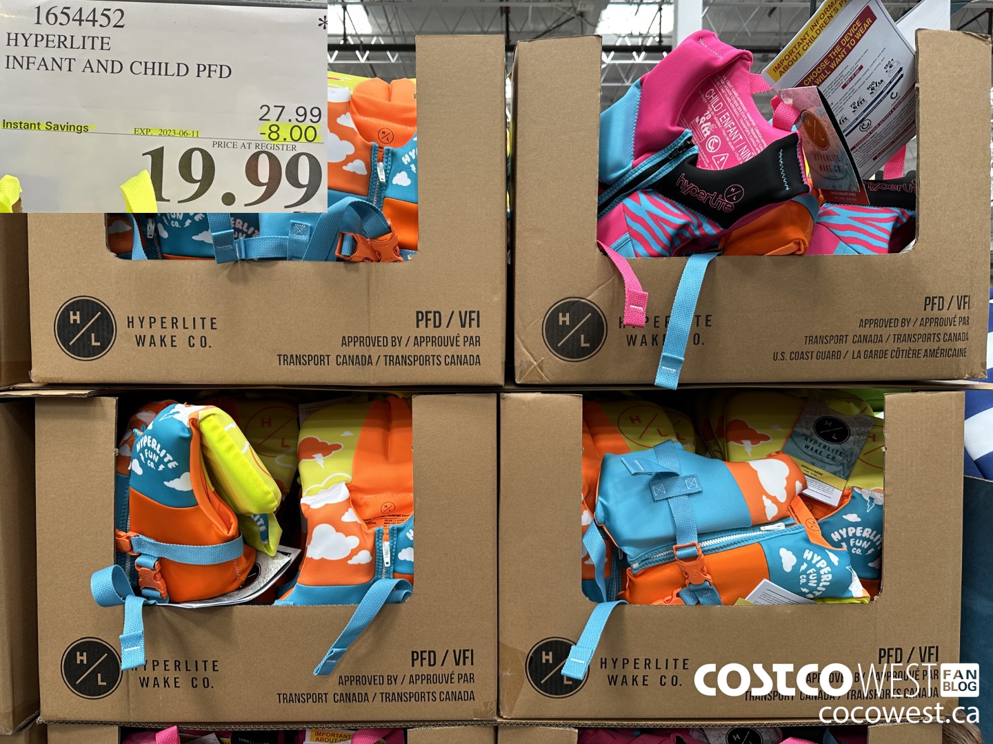 1654452 HYPERLITE INFANT AND CHILD PFD ($8.00 INSTANT SAVINGS EXPIRES ON 2023-06-11) $19.99