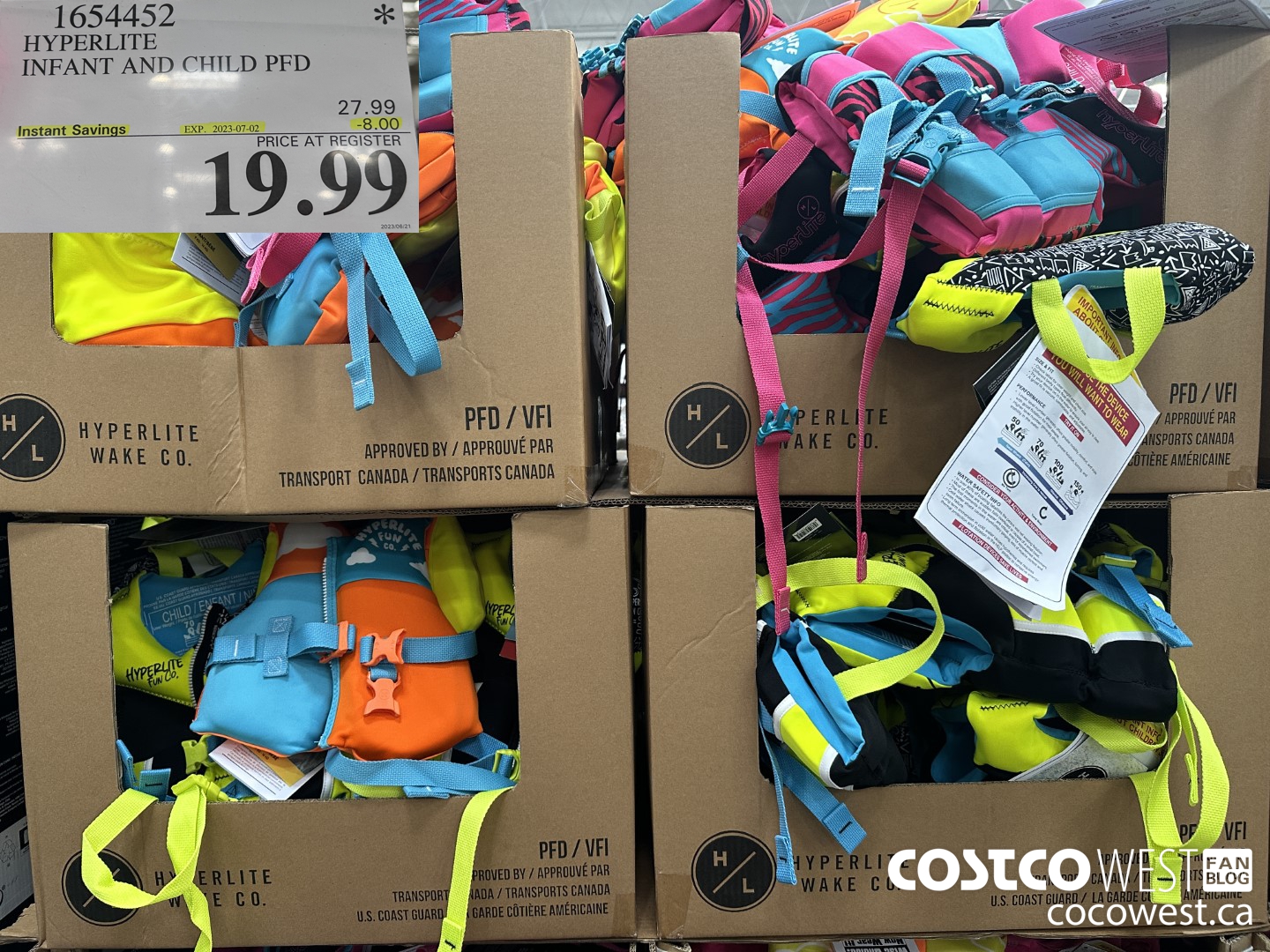 1654452 HYPERLITE INFANT AND CHILD PFD ($8.00 INSTANT SAVINGS EXPIRES ON 2023-07-02) $19.99