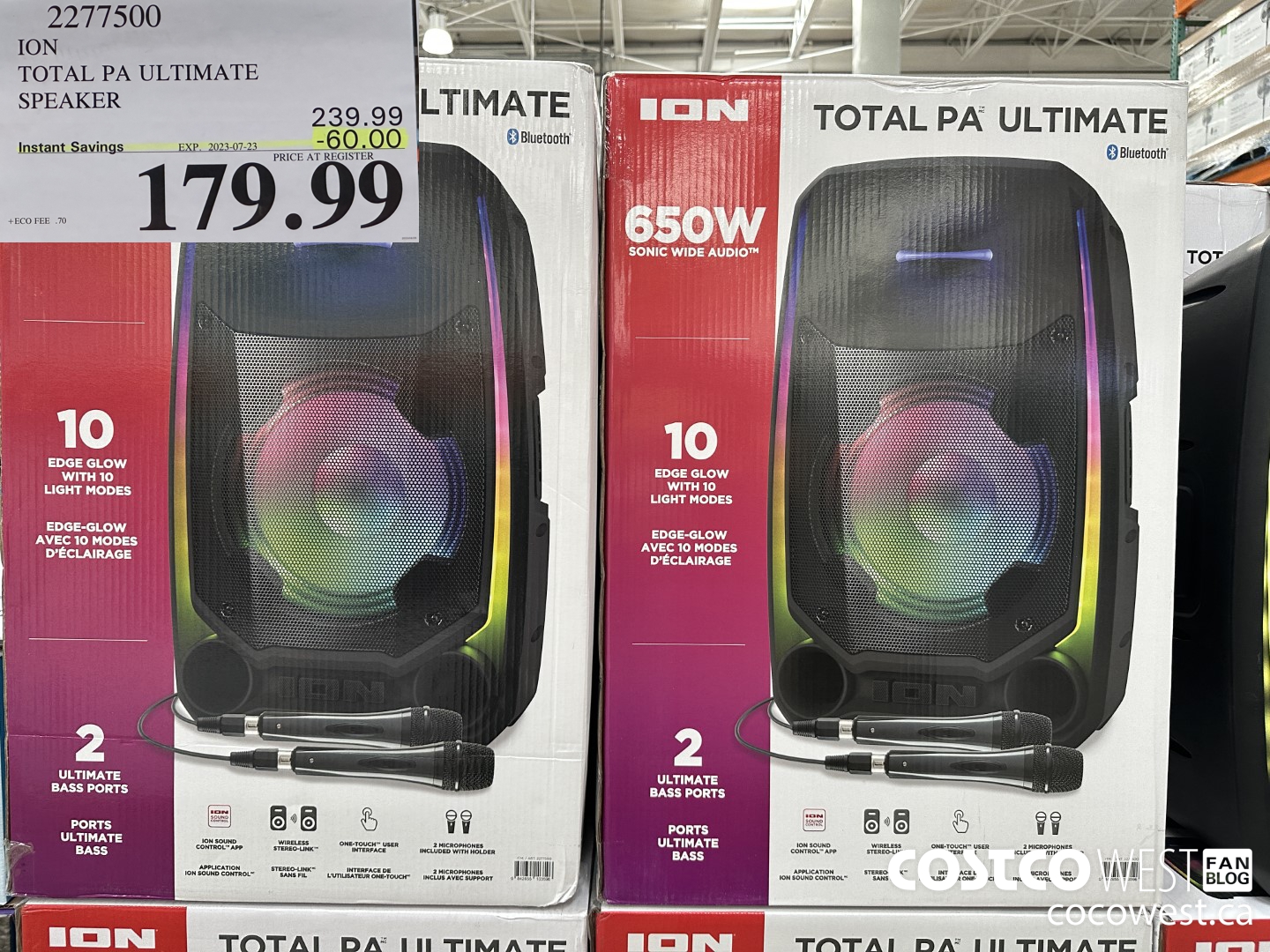 2277500 ION TOTAL PA ULTIMATE SPEAKER ($60.00 INSTANT SAVINGS EXPIRES ON 2023-07-23) $179.99