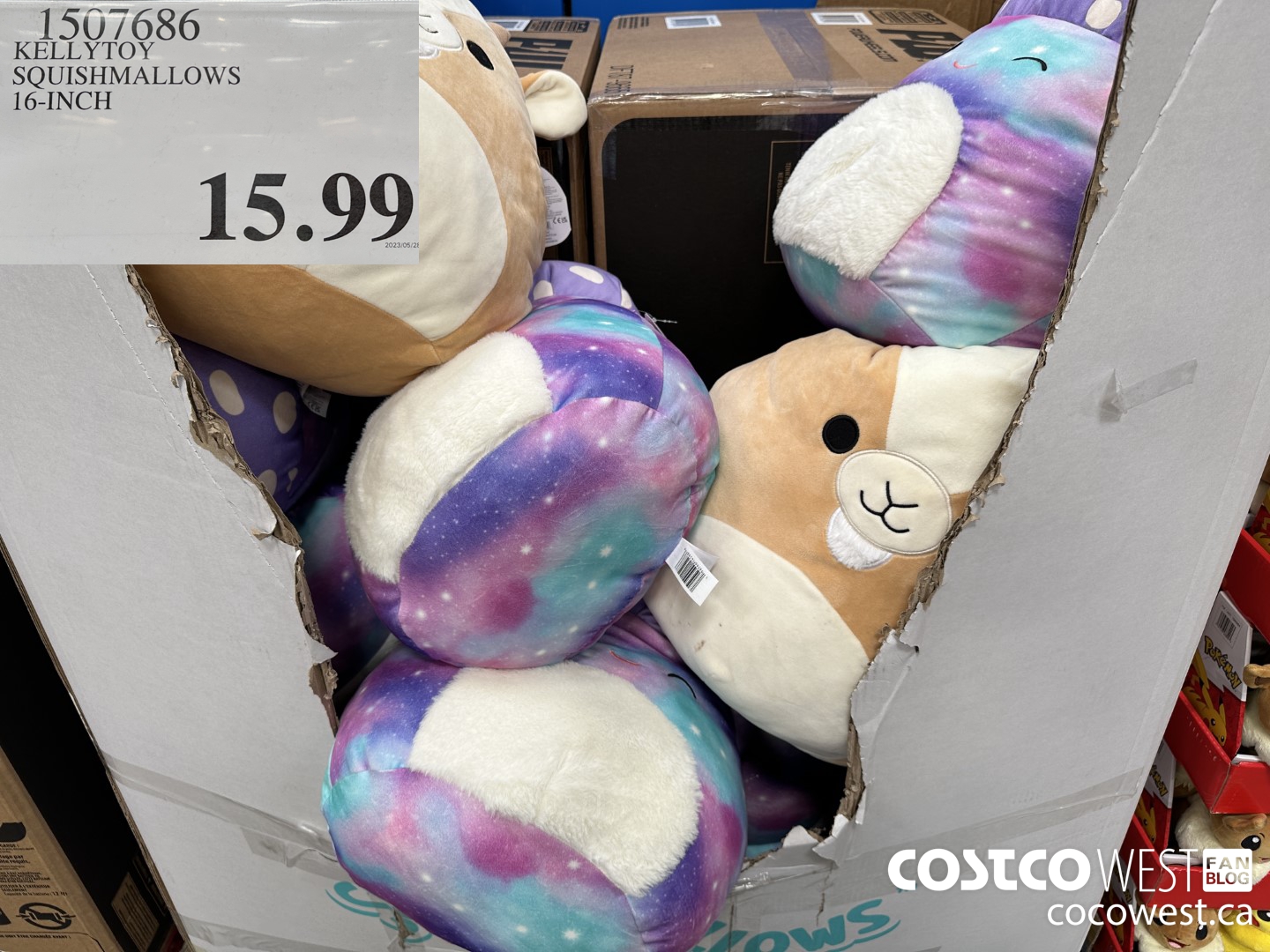 1507686 KELLYTOY SQUISHMALLOWS 16 INCH $15.99