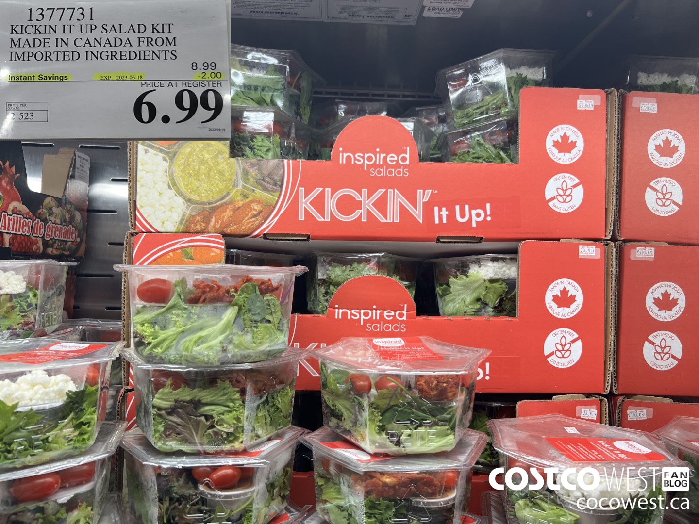 1377731 KICKIN CAPRESE SALAD MADE IN CANADA FROM IMPORTED INGREDIENTS  ($2.00 INSTANT SAVINGS EXPIRES ON 2023-06-18) $6.99