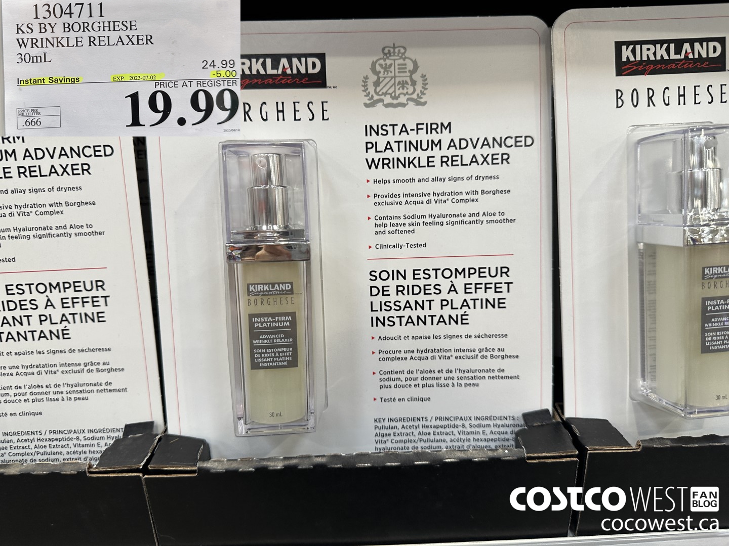 1304711 KS BY BORGHESE WRINKLE RELAXER 30mL ($5.00 INSTANT SAVINGS EXPIRES ON 2023-07-02) $19.99