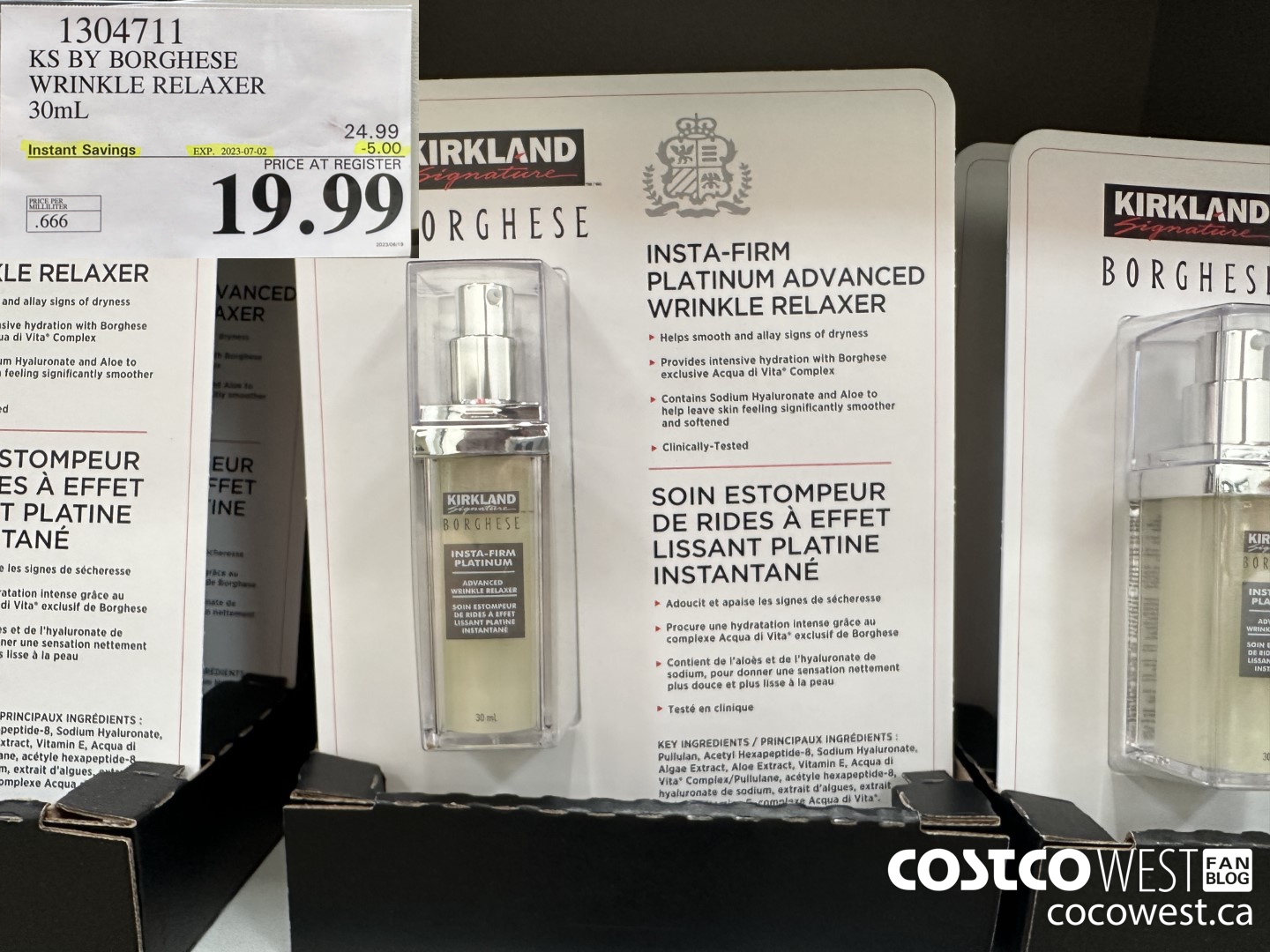 1304711 KS BY BORGHESE WRINKLE RELAXER 30mL ($5.00 INSTANT SAVINGS EXPIRES ON 2023-07-02) $19.99