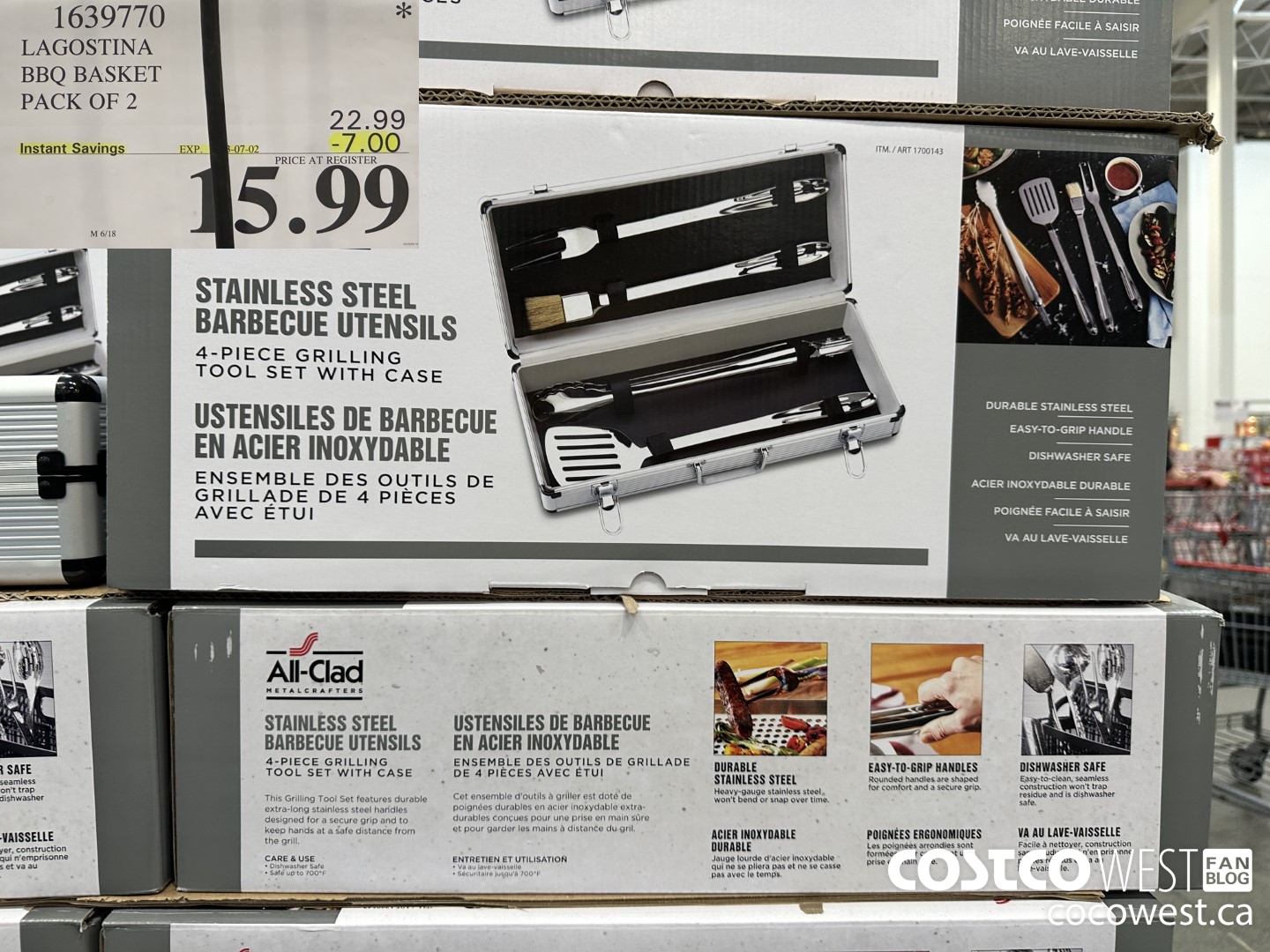 1639770 LAGOSTINA BBQ BASKET PACK OF 2 ($7.00 INSTANT SAVINGS EXPIRES ON 2023-07-02) $15.99