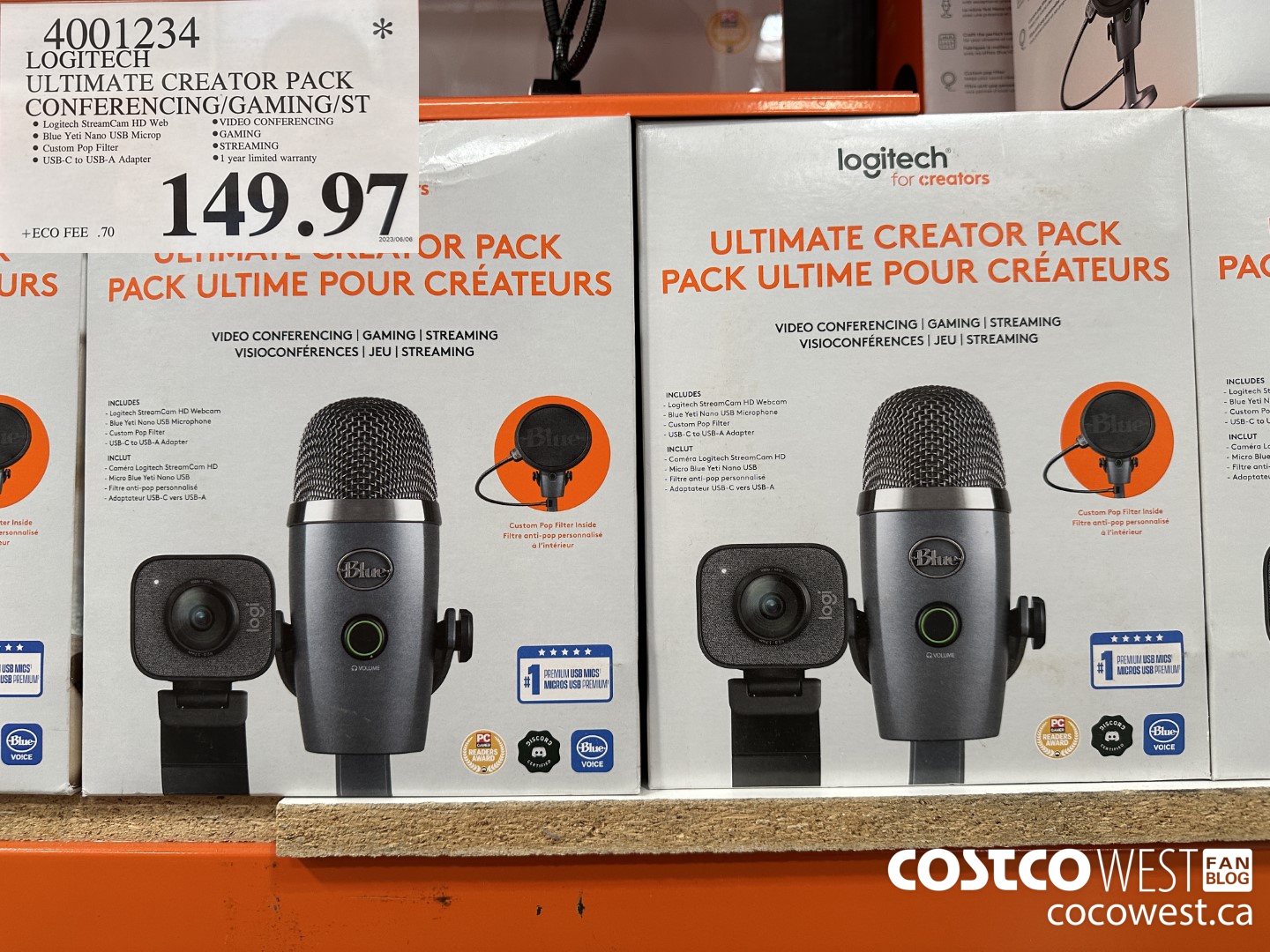 4001234 LOGITECH ULTIMATE CREATOR PACK CONFERENCING/GAMING/ST $149.97