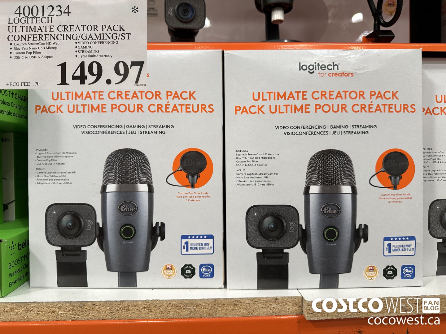 Logitech Ultimate Creator Pack, Streamcam 1080p HD and Yeti Nano