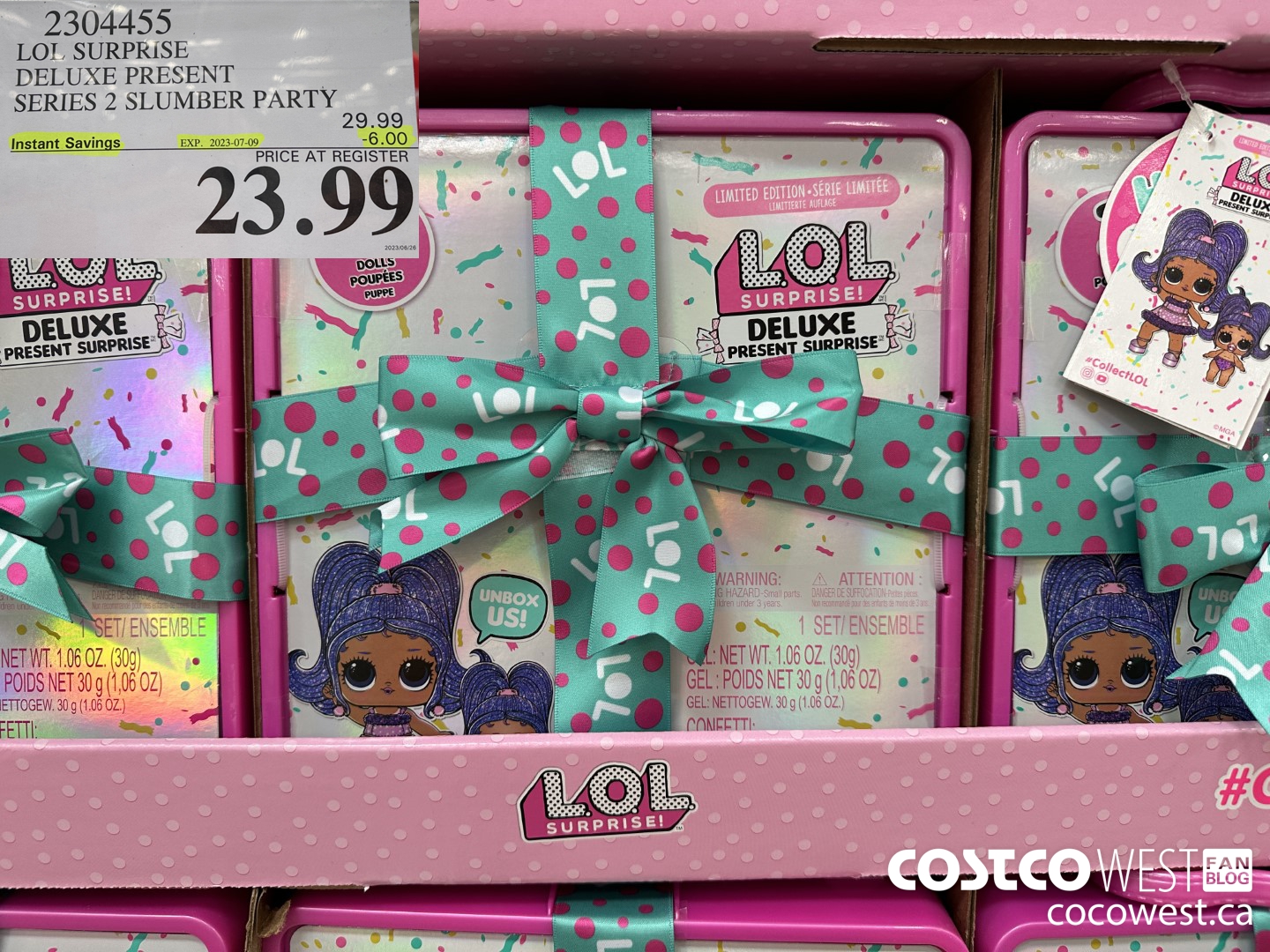 2304455 LOL SURPRISE DELUXE PRESENT SERIES 2 SLUMBER PARTY ($6.00 INSTANT SAVINGS EXPIRES ON 2023-07-09) $23.99