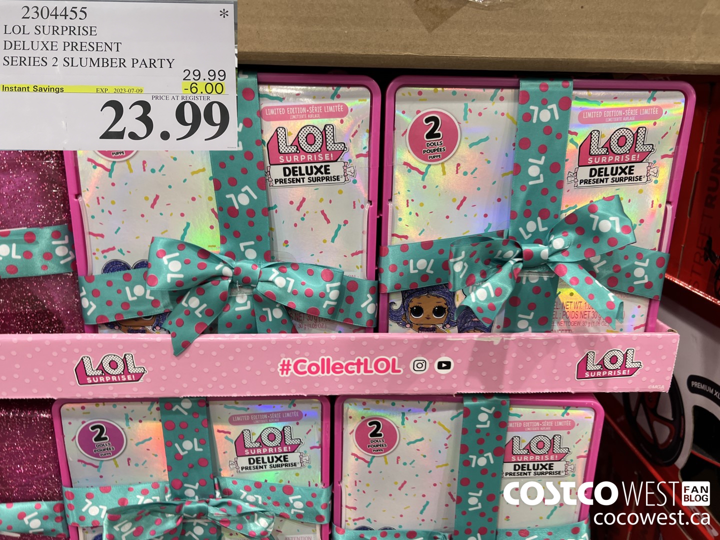 2304455 LOL SURPRISE DELUXE PRESENT SERIES 2 SLUMBER PARTY ($6.00 INSTANT SAVINGS EXPIRES ON 2023-07-09) $23.99