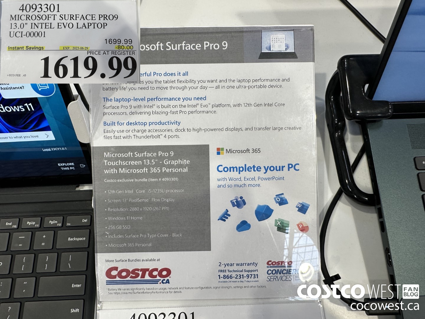 4093301 MICROSOFT SURFACE PRO9 13.0