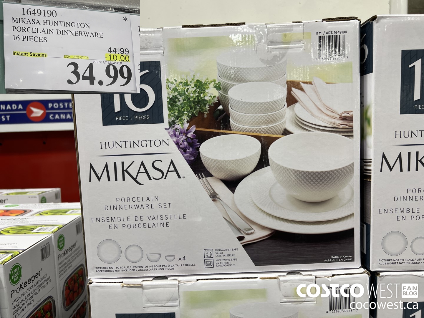 1649190 MIKASA HUNTINGTON PORCELAIN DINNERWARE 16 PIECE ($10.00 INSTANT SAVINGS EXPIRES ON 2023-07-02) $34.99