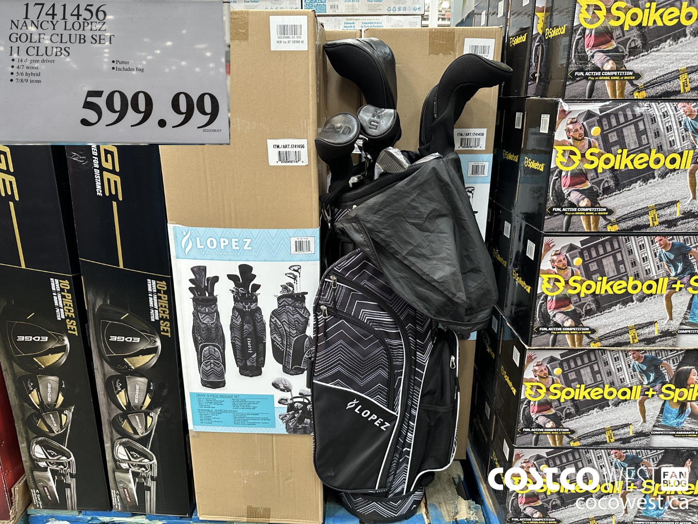 1741456 NANCY LOPEZ GOLF CLUB SET 11 CLUBS $599.99