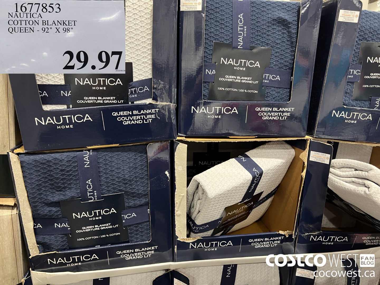 1677853 NAUTICA COTTON BLANKET QUEEN - 92