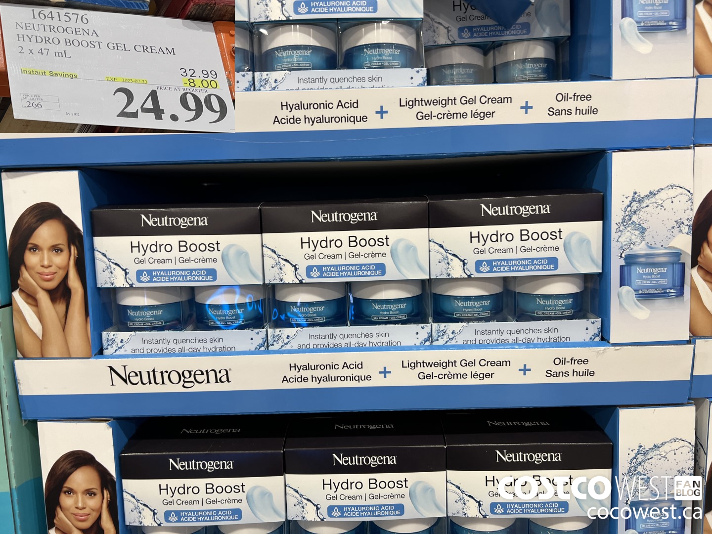 1641576 NEUTROGENA HYDRO BOOST GEL CREAM 2 X 47 ML ($8.00 INSTANT SAVINGS EXPIRES ON 2023-07-23) $24.99