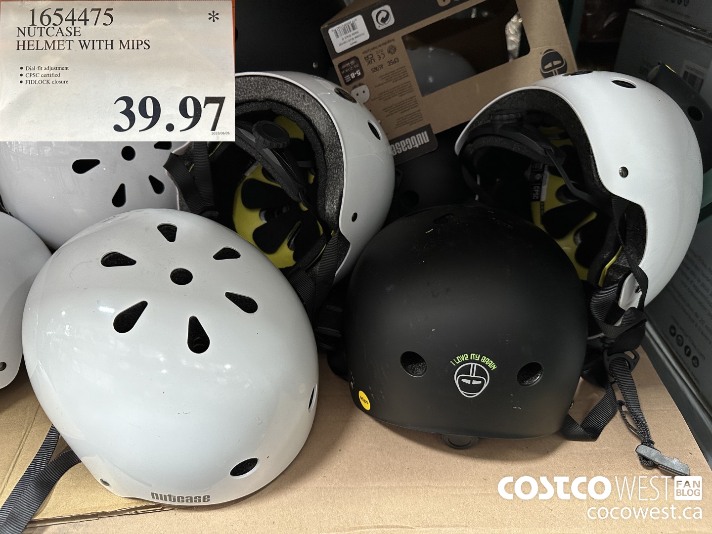 1654475 NUTCASE HELMET WITH MIPS $39.97