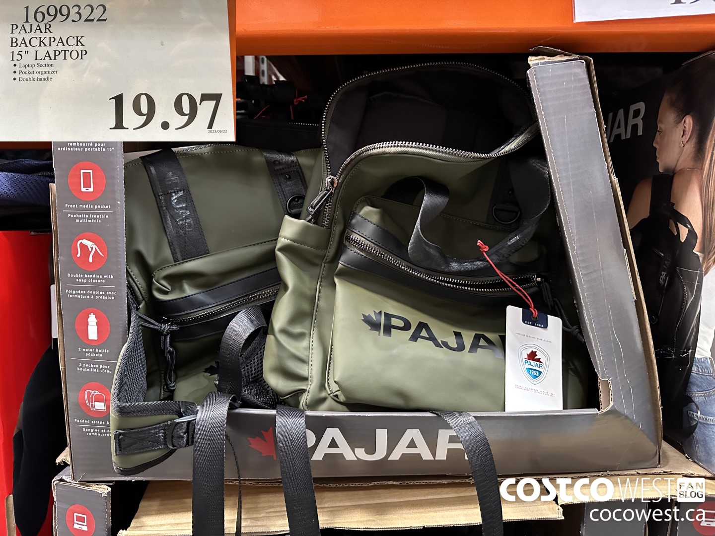 1699322 PAJAR BACKPACK 15