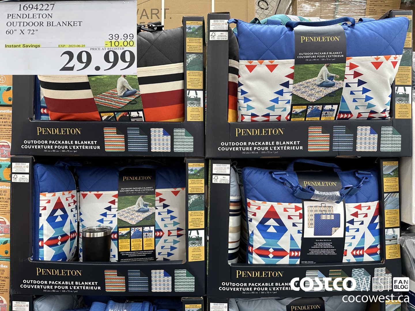 1694227 PENDLETON OUTDOOR BLANKET 60