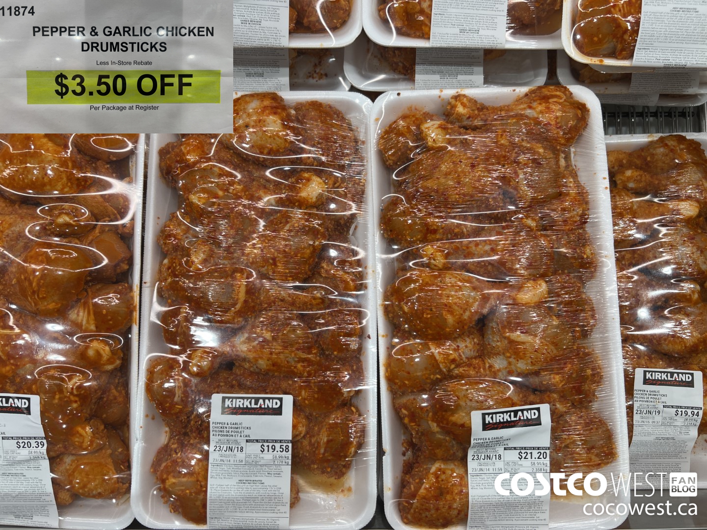11874 PEPPER & GARLIC CHICKEN DRUMSTICKS ($3.50 INSTANT SAVINGS)