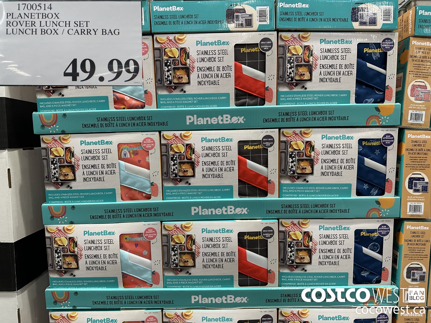 1700514 PLANETBOX ROVER LUNCH SET LUNCH BOX / CARRY BAG $49.99