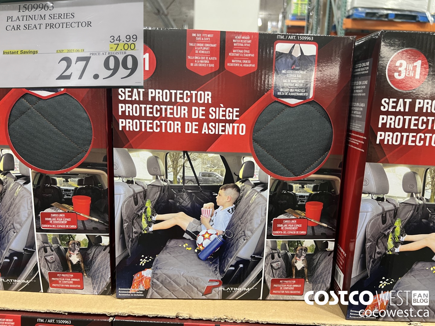 1509963 PLATINUM SERIES CAR SEAT PROTECTOR ($7.00 INSTANT SAVINGS EXPIRES ON 2023-06-18) $27.99