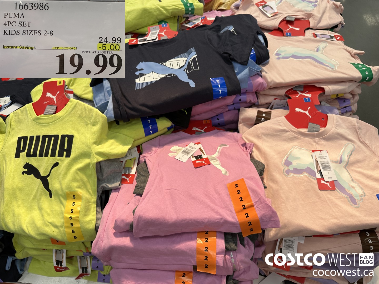 1663986 PUMA 4PC SET KIDS SIZES 2-8 ($5.00 INSTANT SAVINGS EXPIRES ON 2023-06-25) $19.99