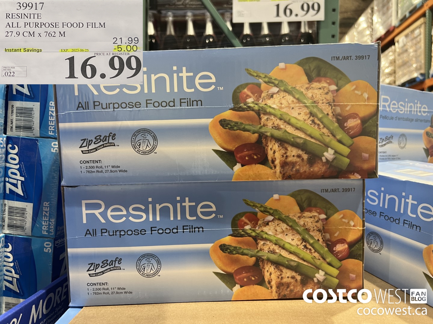 39917 RESINITE WRAP 27.9 CM x 762 M ($5.00 INSTANT SAVINGS EXPIRES ON 2023-06-25) $16.99
