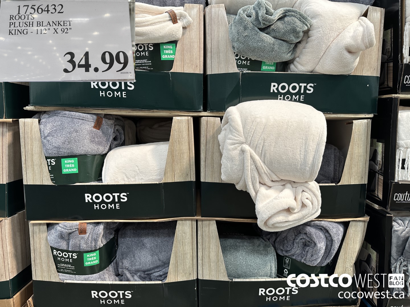 1756432 ROOTS PLUSH BLANKET KING 112