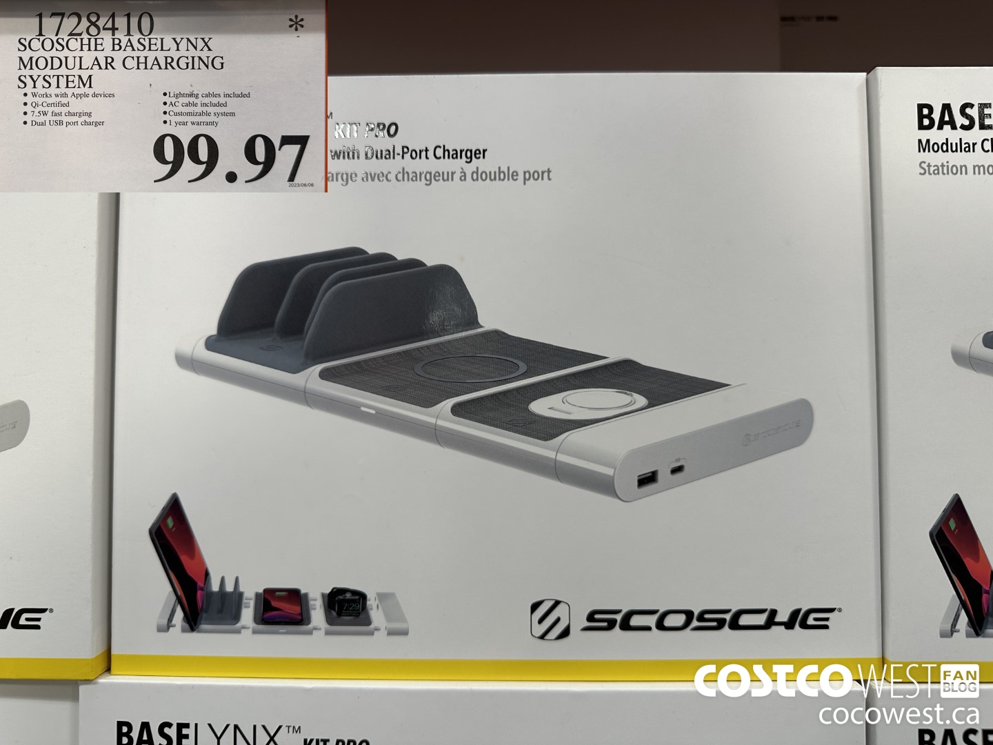 1728410 SCOSCHE BASELYNX MODULAR CHARGING SYSTEM $99.97