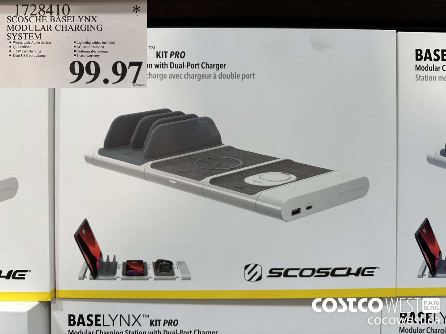 1728410 SCOSCHE BASELYNX MODULAR CHARGING SYSTEM $99.97