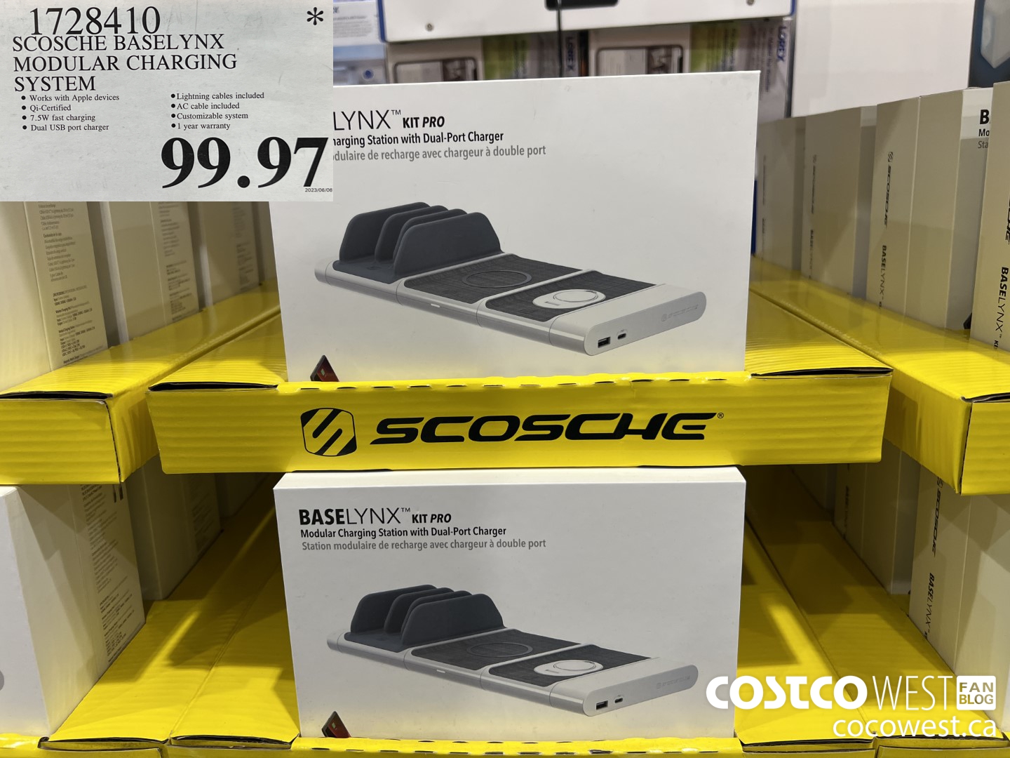 1728410 SCOSCHE BASELYNX MODULAR CHARGING SYSTEM $99.97