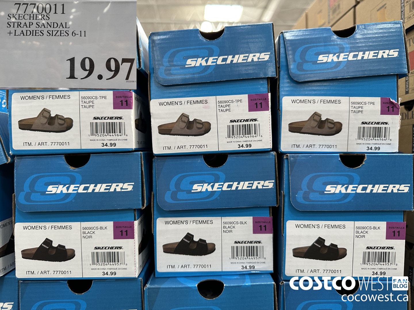 7770011 SKECHERS STRAP SANDAL LADIES SIZES 6-11 $14.97