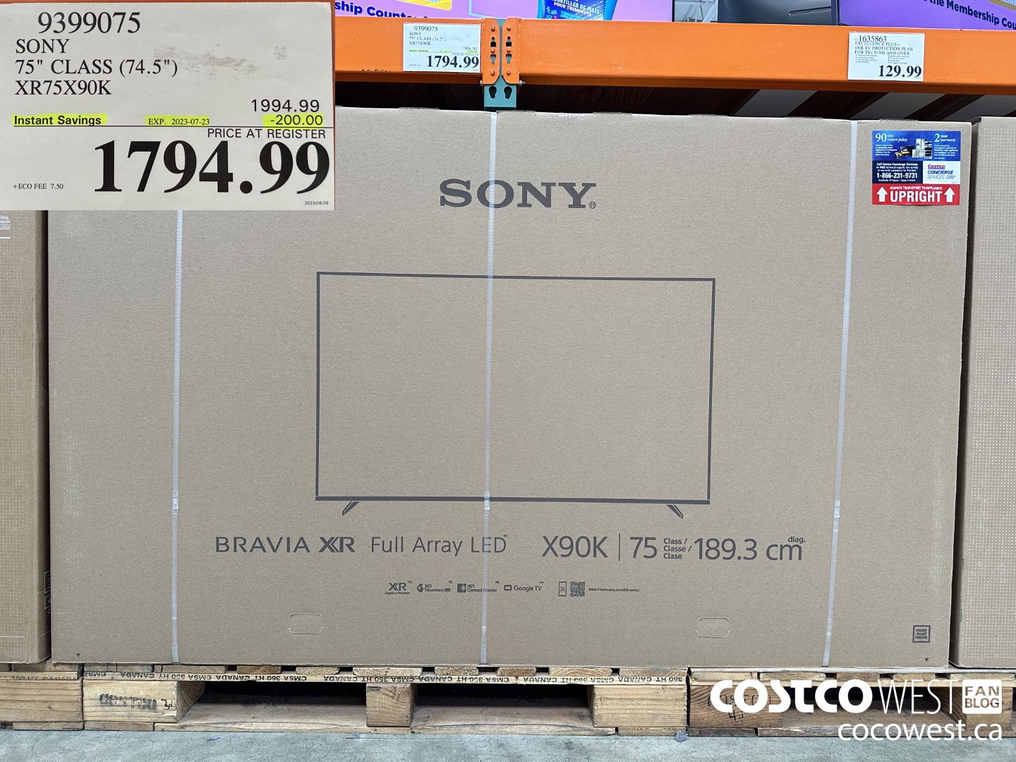 9399075 SONY 4K 75